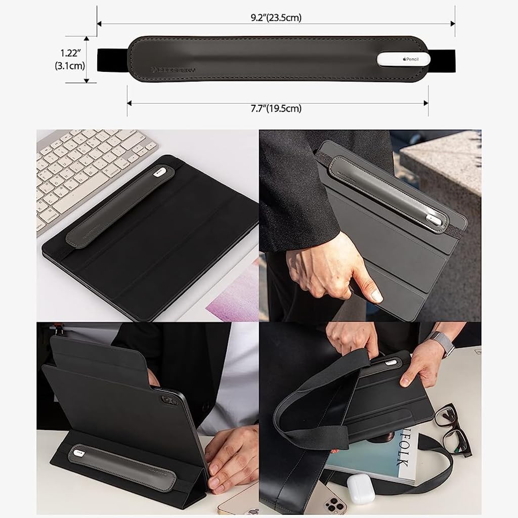 ZORBES For Apple Pencil Cover, For Apple Pencil Case Compatible Apple Pencil 1st & 2nd Generation, For Apple Pencil Holder PU Leather Pouch Pencil Sleeve, Elastic Band Fit iPad 8th 7th Mini 5th/Tablets ZORBES For Apple Pencil Cover, For Apple Pencil Case Compatible Apple Pencil 1st & 2nd Generation, For Apple Pencil Holder PU Leather Pouch Pencil Sleeve, Elastic Band Fit iPad 8th 7th Mini 5th/Tablets